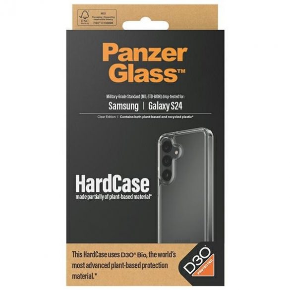 PanzerGlass HardCase Sam S24 S921 D3O 3xMilitary grade przezroczysty/transparent 1210