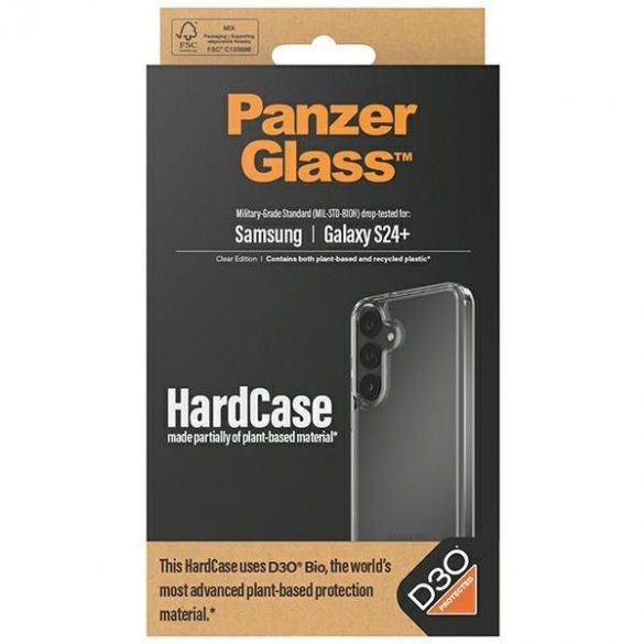 PanzerGlass HardCase Sam S24+ S926 D3O 3xCalitate militară transparentă 1211