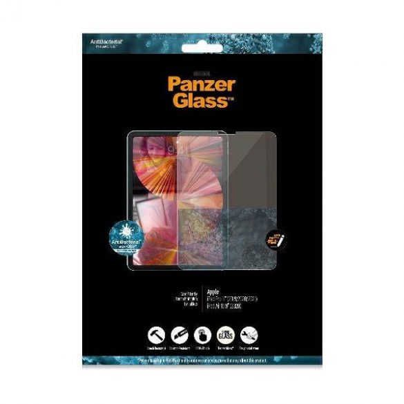 PanzerGlass Super+ iPad Pro 11 inchi 2018/2020/2021/iPad Air 2020/Air 2022 Folosit pentru carcasă, protector de ecran antibacterian