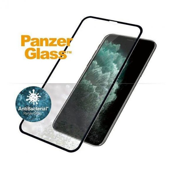 PanzerGlass E2E Super+ iPhone XS Max /11 Pro Max Protector de ecran antibacterian antibacterian prietenos cu carcasa