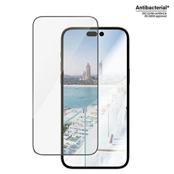 PanzerGlass Ultra-Wide Fit iPhone 14 Pro Max 6,7" Protecție ecran Anti-reflexie Antibacterian Aliniere ușor inclusă 2790 de protecție pentru ecran