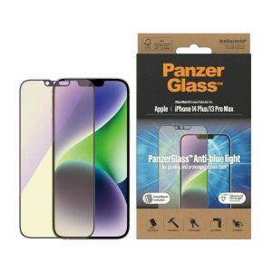 PanzerGlass Ultra-Wide Fit iPhone 14 Plus / 13 Pro Max 6,7" Protecție ecran Antibacterian Easy Alineer inclus Protector de ecran anti-lumină albastră 2793