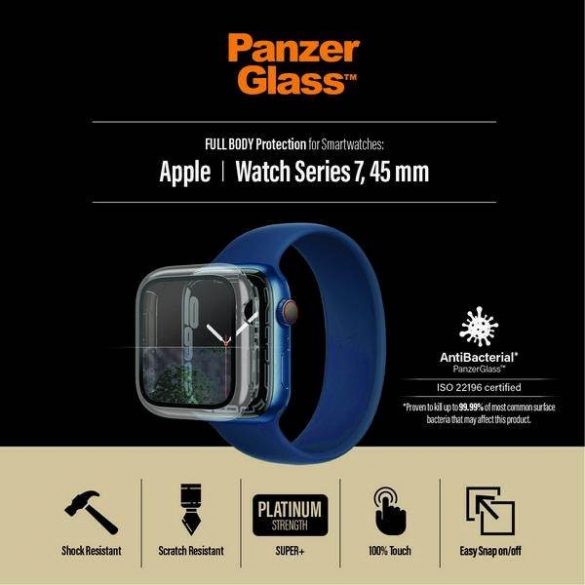 PanzerGlass Full Body Apple Watch 7/8 45 mm transparent AB 3659