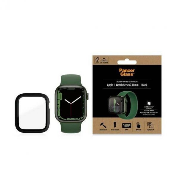 PanzerGlass Full Body Apple Watch 7/8 41 mm czarny/negru AB 3663