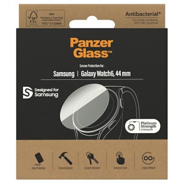 PanzerGlass Galaxy Watch6 44mm Protectie ecran antibacterian 3682