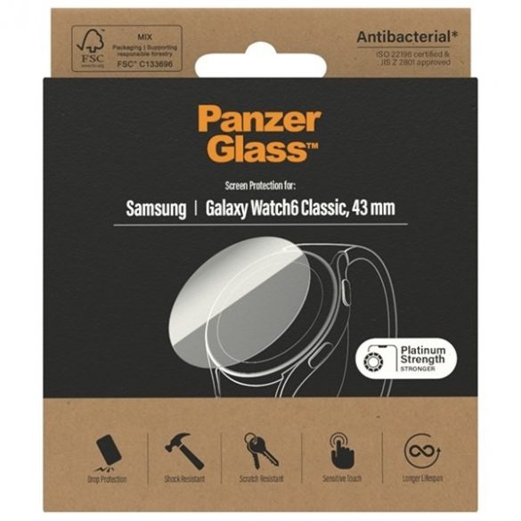 PanzerGlass Galaxy Watch6 Classic 43mm Protectie ecran antibacterian 3685