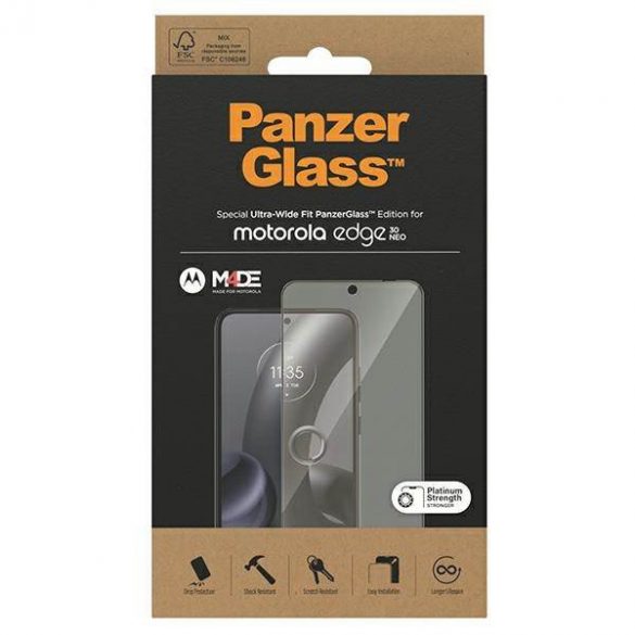 Protector de ecran PanzerGlass Ultra-Wide Fit Motorola moto Edge 30 Neo 6569