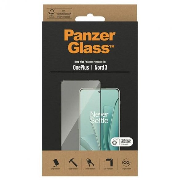 Protecție ecran PanzerGlass Ultra-Wide Fit OnePlus Nord 3 7028