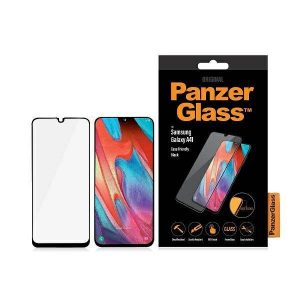 PanzerGlass E2E obișnuit Samsung A41 A415 Protector de ecran prietenos cu husă czarny/negru