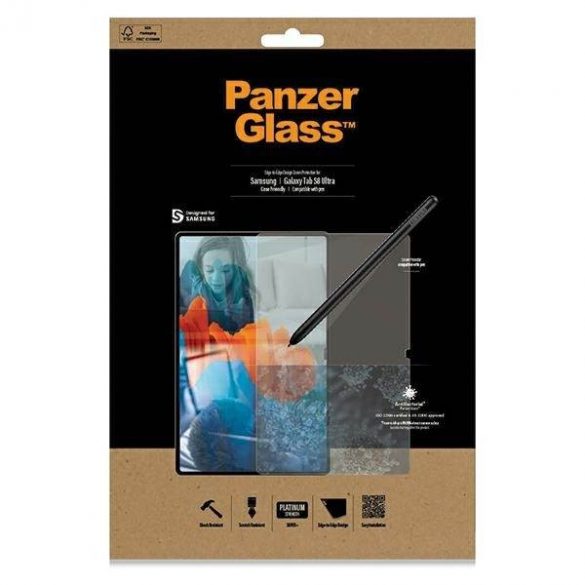 Protector de ecran PanzerGlass E2E Super+ Samsung Tab S8 Ultra pentru carcasa