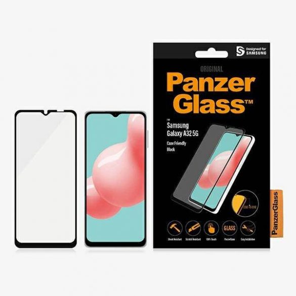 PanzerGlass E2E obișnuit pentru Samsung Galaxy A33 5G Protector pentru ecran negru/czarny