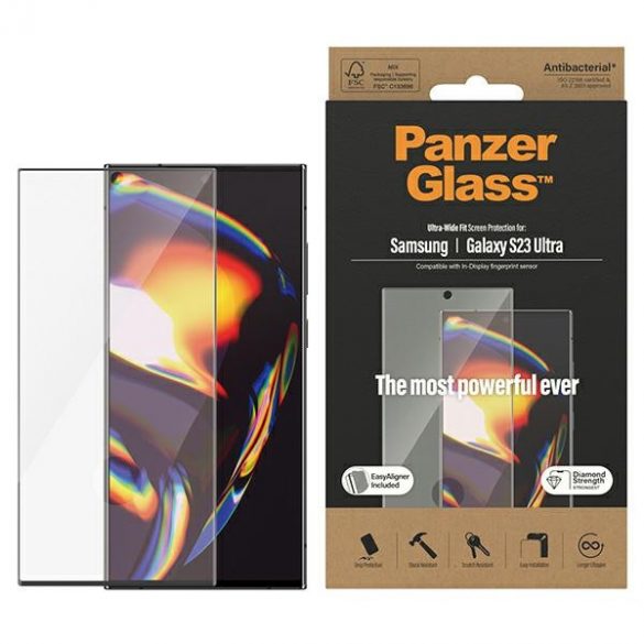 Panzer sticlă Ultra-Wide Fit Sam S23 Ultra S918 Screen Protection 7317 z aplikatorem