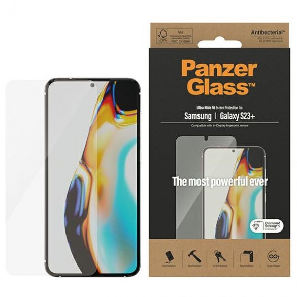 Protectie ecran PanzerGlass Ultra-Wide Fit Sam S23+ S916 7323