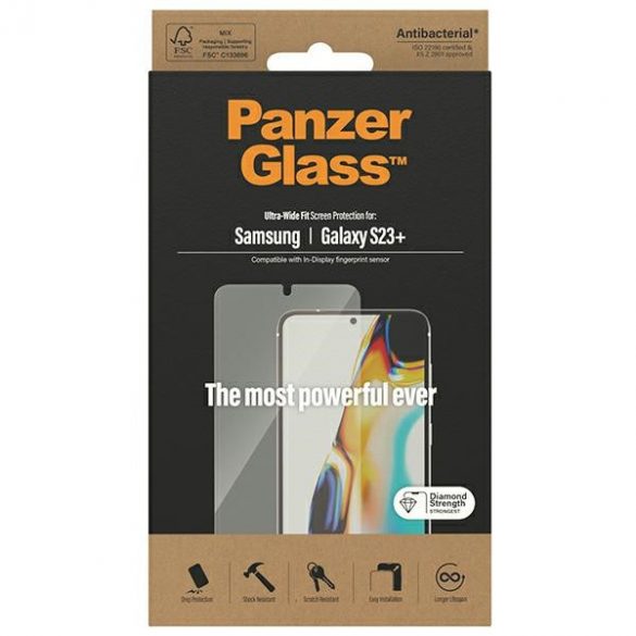 Protectie ecran PanzerGlass Ultra-Wide Fit Sam S23+ S916 7323