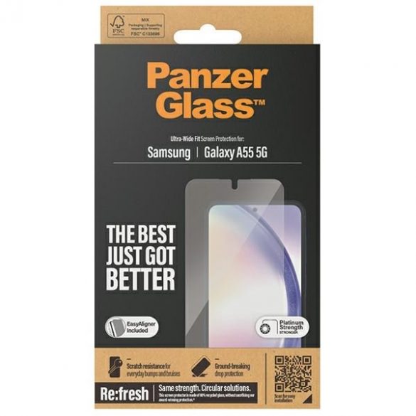 PanzerGlass Ultra-Wide Fit Sam A55 5G A556 Protecție ecran Easy Aligner inclus 7358