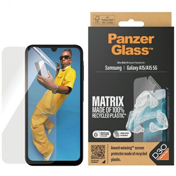 Protectie ecran PanzerGlass Ultra-Wide Fit Sam A15 / A15 5G D3O 7359