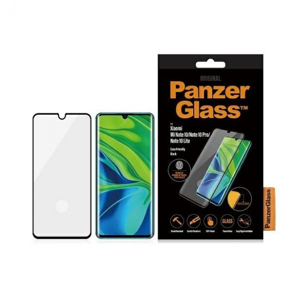 PanzerGlass Curved Regular Redmi Note 10 /Note10 Pro/Note10 Lite Case Friendly Finger Print czarny/negru