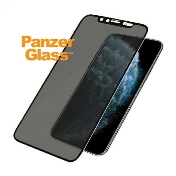 PanzerGlass E2E Super+ iPhone X/Xs/11 Pro pentru carcasa Swarovsky CamSlider Privacy czarny/negru