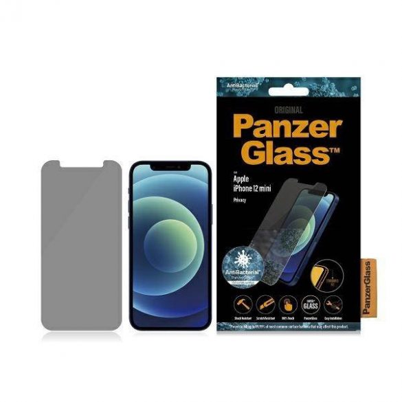 Panzer sticlă Standard Super+ iPhone 12 Mini Privacy Antibacterian ecran protector