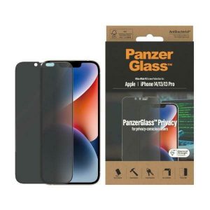 PanzerGlass Ultra-Wide Fit iPhone 14 / 13 Pro / 13 6,1" Privacy Screen Protection Protector de ecran antibacterian P2771