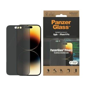 PanzerGlass Ultra-Wide Fit iPhone 14 Pro 6,1" Protecție pentru ecran de confidențialitate Protector de ecran antibacterian P2772