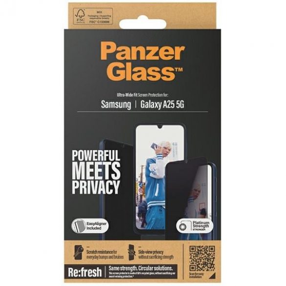 PanzerGlass Ultra-Wide Fit Sam A25 5G A256 Protecție ecran Easy Aligner inclus P7335