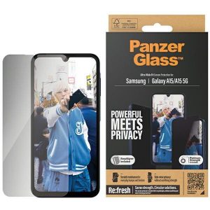 PanzerGlass Ultra-Wide Fit Sam A15 / A15 5G Protecție pentru ecran de confidențialitate Aliniere simplă inclusă P7349