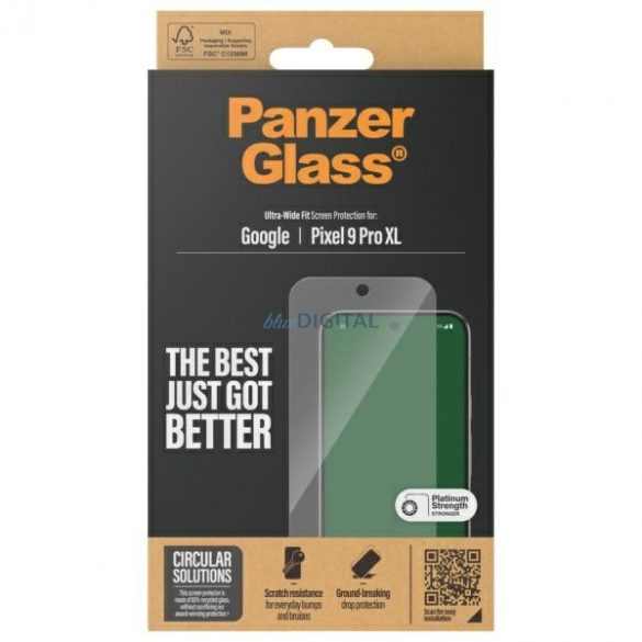 PanzerGlass Ultra-Wide Fit Sticlă temperată pentru Google Pixel 9 Pro XL