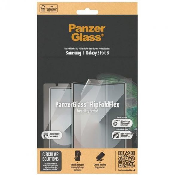 PanzerGlass Bundle 2in1 Sam Z Fold6 F956 Protector de ecran Ultra Wide-Fit + TPU Classic Fit 7371