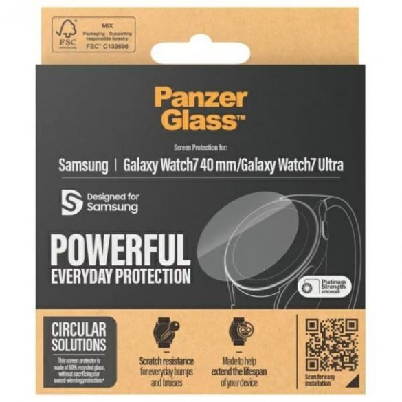 PanzerGlass sticlă călită pentru Samsung Galaxy Watch 7 (40mm)