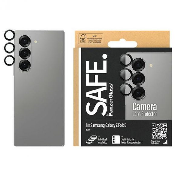 SAFE by PanzerGlass Sam Z Fold6 F956 Hoops Camera czarny/negru SAFE95871