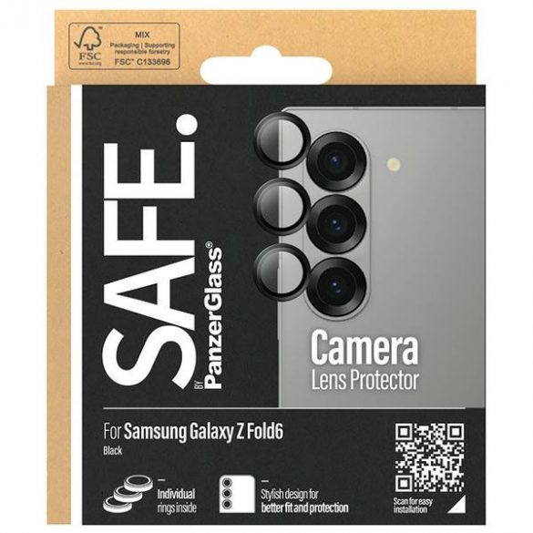 SAFE by PanzerGlass Sam Z Fold6 F956 Hoops Camera czarny/negru SAFE95871