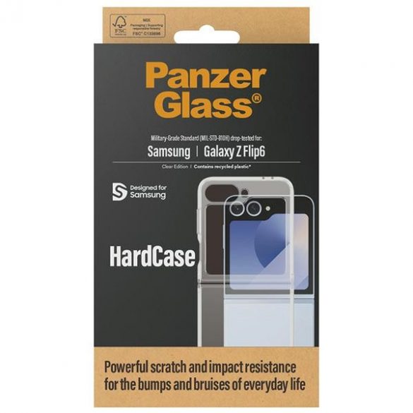 PanzerGlass HardCase Sam Z Flip6 F741 1271 Plastic reciclat