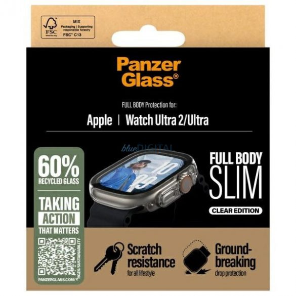 PanzerGlass Full Body Slim Sticlă temperată Apple Watch Ultra/Ultra2 (49mm)