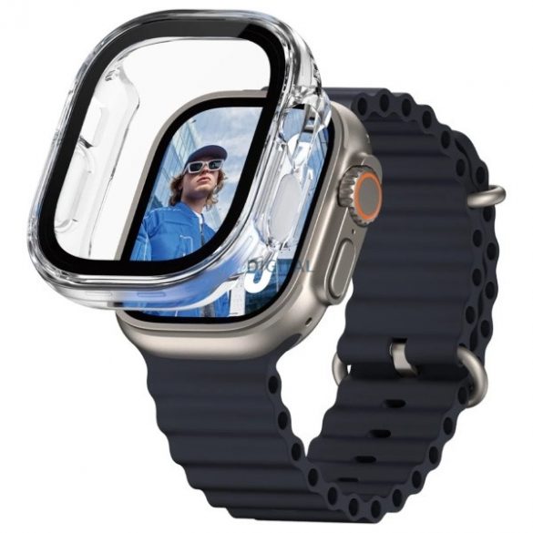 PanzerGlass Snappie carcasă completă Apple Watch Ultra 2 49mm - transparent