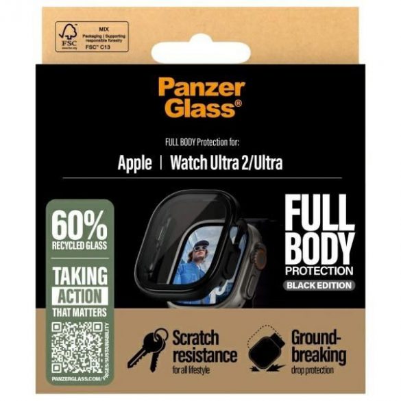 PanzerGlass Snappie Caz Apple Watch Ultra 2 - negru