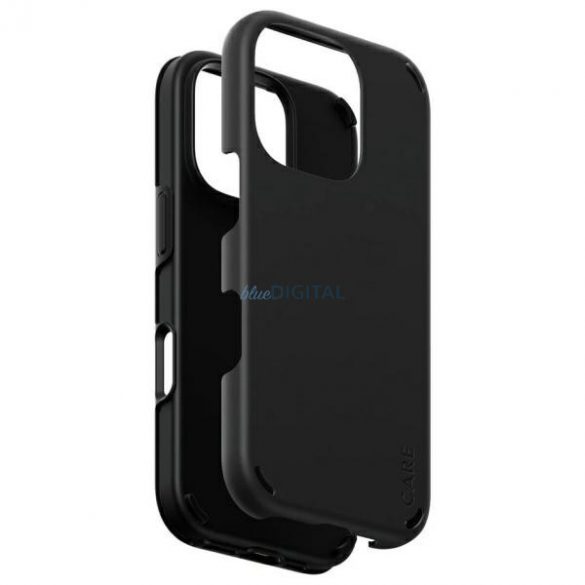 Carcasă CARE by PanzerGlass Feature Double Defense pentru iPhone 16 Pro - negru