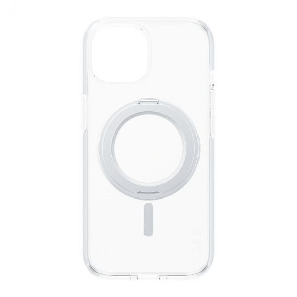 Husă CARE by PanzerGlass Kickstand iPhone 15 6,1" MagSafe srebrny/silver 1413