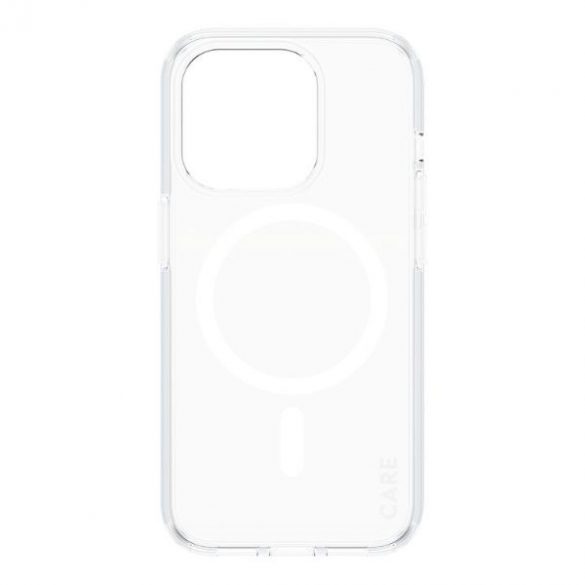 Husă CARE by PanzerGlass Urban Combat iPhone 15 Pro 6,1" MagSafe biał/alb 1418