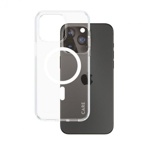 Husă CARE by PanzerGlass Urban Combat iPhone 15 Pro Max 6,7" MagSafe biał/alb 1420