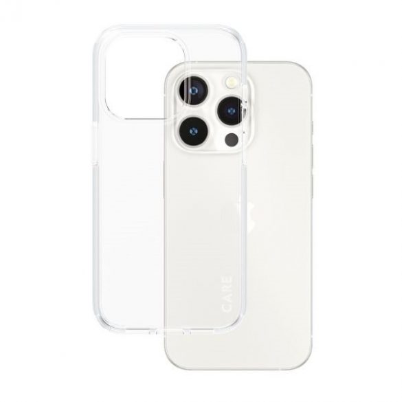 Husă CARE by PanzerGlass Urban Combat iPhone 15 Pro 6,1" przezroczysty/transparent 1422