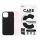 Husă CARE by PanzerGlass Fearlessly Fashioned iPhone 15 6,1" czarny/negru 1429