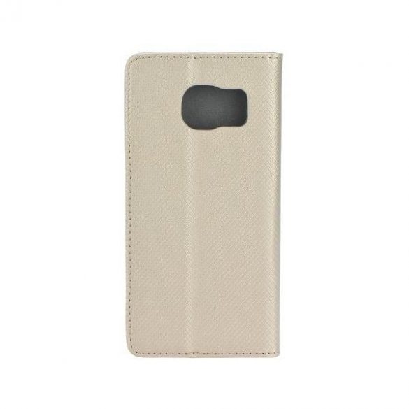 Husă Smart Magnet carte Samsung A71 A715 gold/gold husă