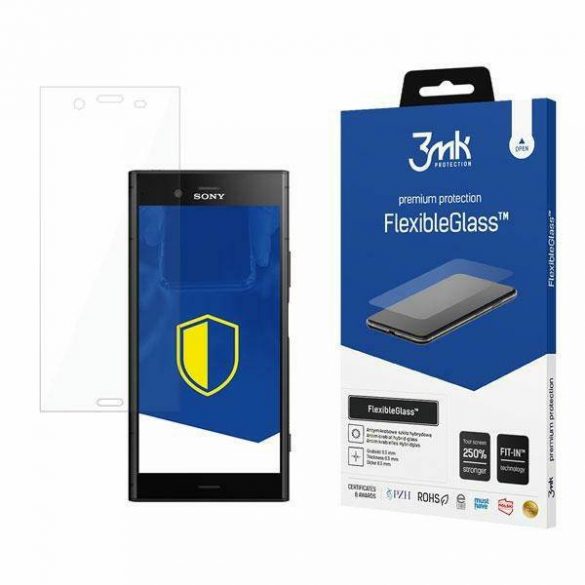 3MK Sticlă flexibilă Sony Xperia XZ1 Folie sticlă Hybrid ecran protector