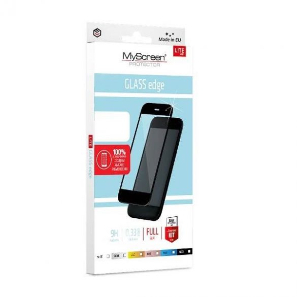 Protector de ecran MS Diamond Glass Edge Lite FG Honor 10X Lite czarny/negru Full Glue