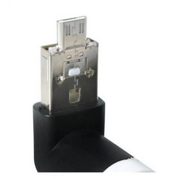 Wiatraczek 2in1 USB/microUSB czarny/negru