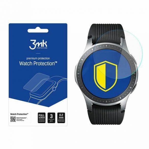 Ceas FlexibleGlass 3MK Samsung Watch 46 mm Szkło Hybrydowe protectie de ecran