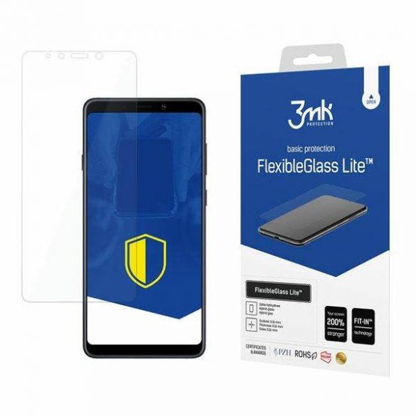 3MK Sticlă flexibilă Samsung A920 A9 2018 Folie sticlă Hybrid ecran protector