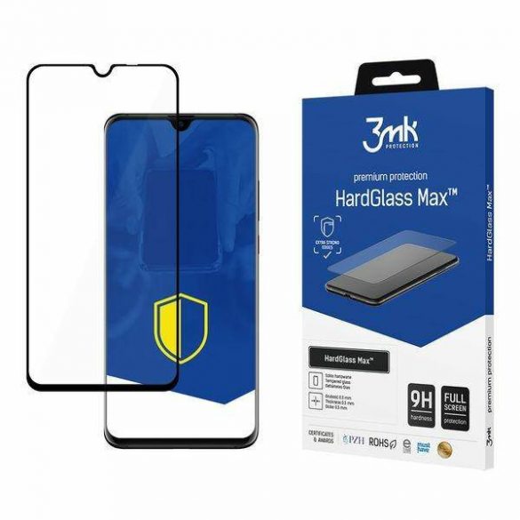 3MK Siclă hard Max Huawei P30 Pro negru / negru, FullScreen sticlă ecran protector