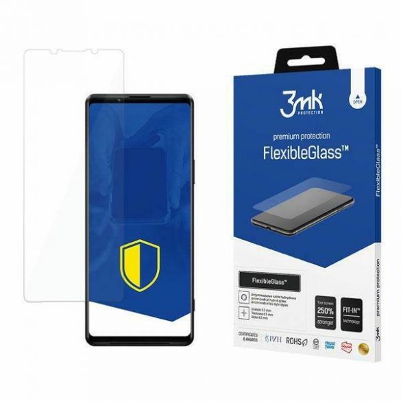 3MK Sticlă flexibilă Sony Xperia 1 Folie sticlă Hybrid ecran protector